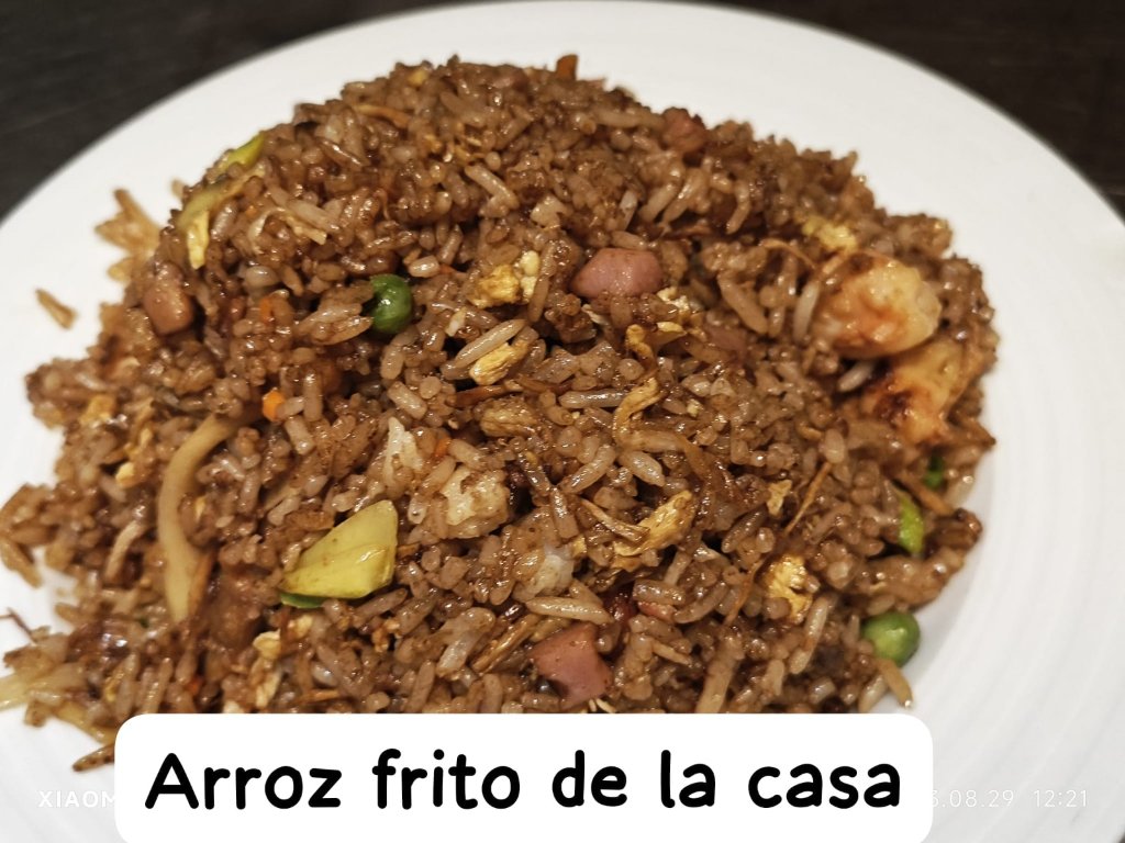 Arroz frito de la casa