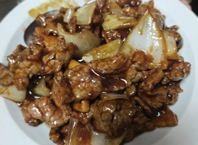 Ternera con salsa de ostras
