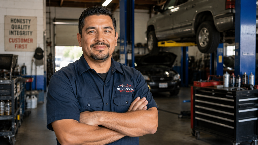 Auto repair shop owner