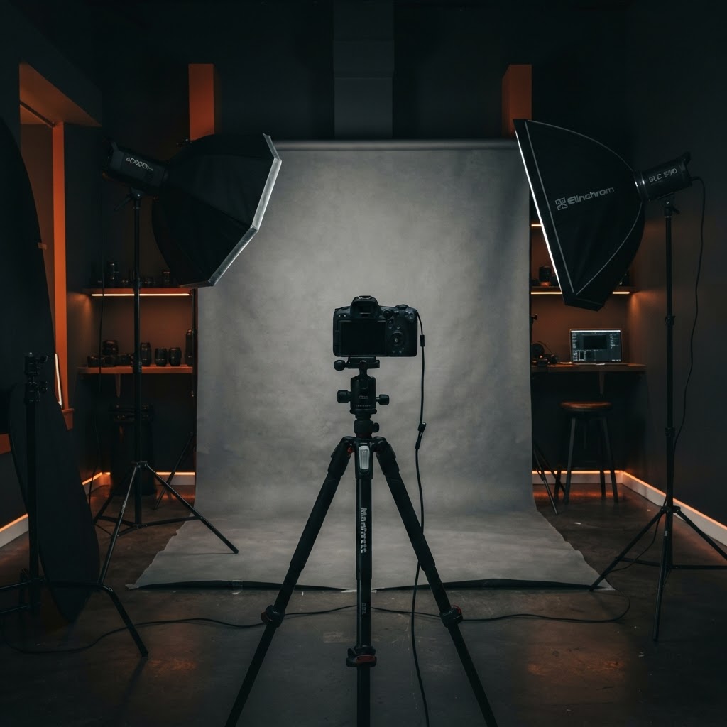 Professional headshot portrait session