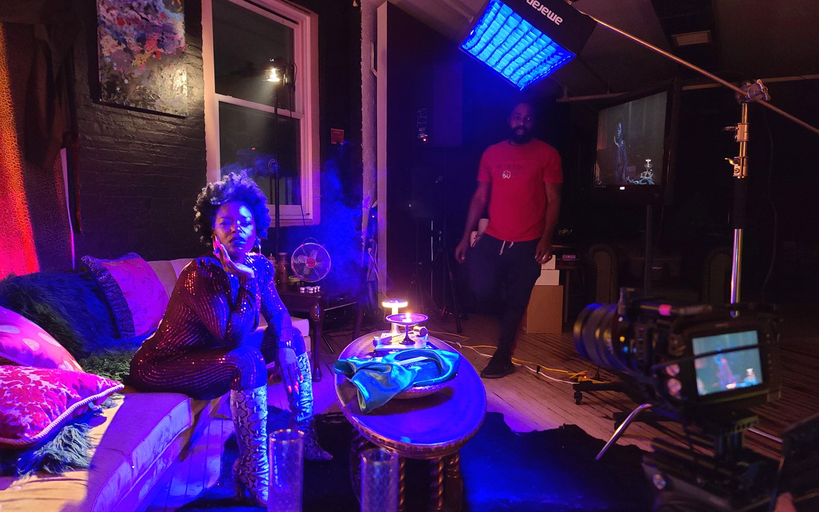 Video camera operator on a cinema set with gimbal — Bmore Pro Productions