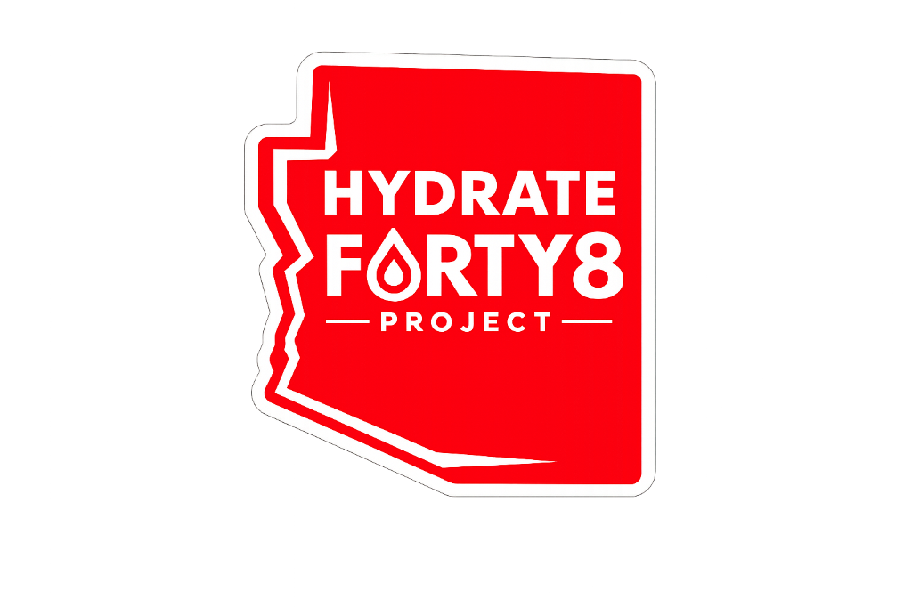 Hydrate Forty8 Red Sticker