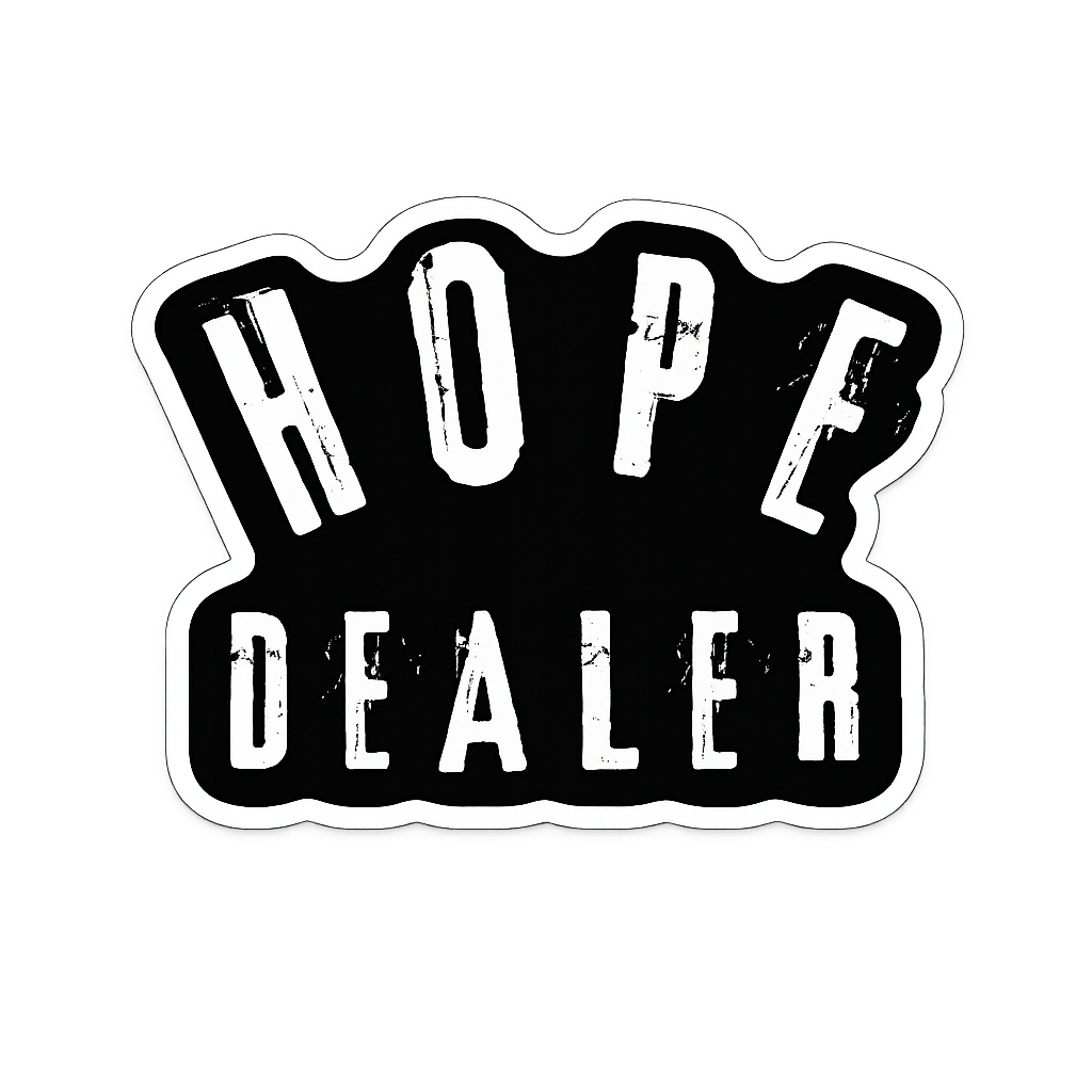 Hope Dealer Black Sticker