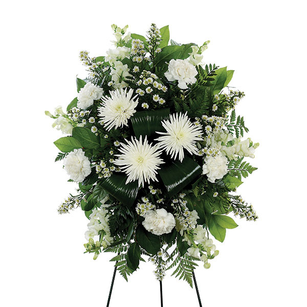 White Standing Spray