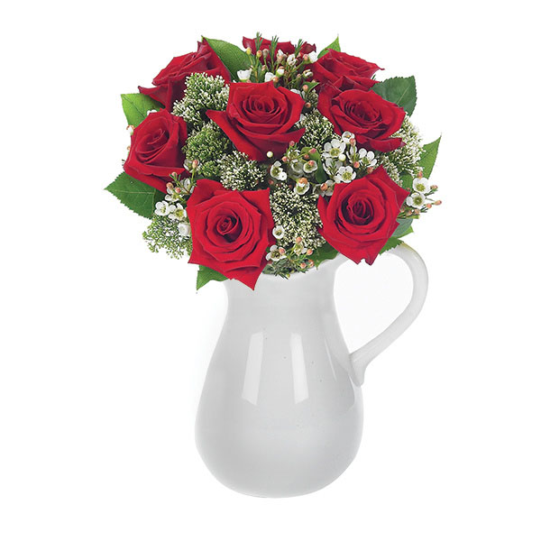 Rose Bouquet in a Pitcher