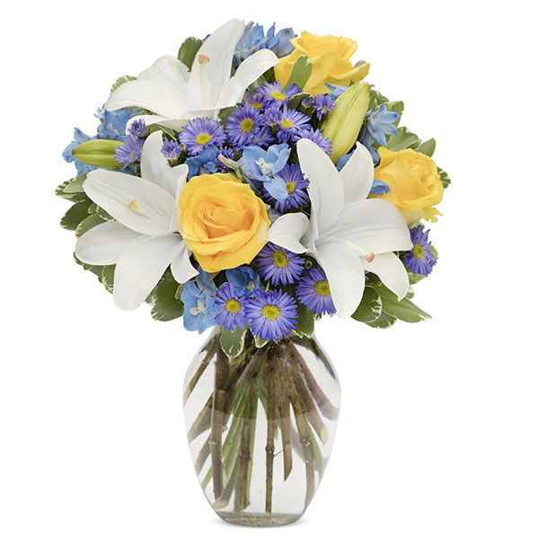 Bright Blue Skies Bouquet