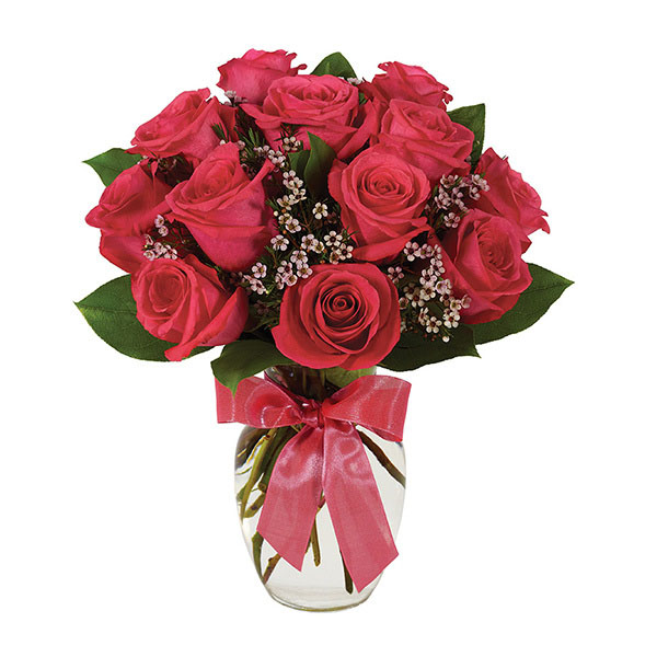 Hot Pink Rose Bouquet