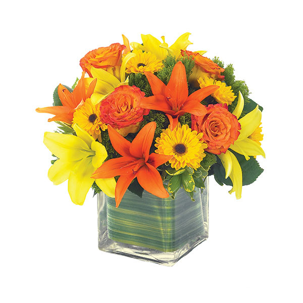 Lovely Lily & Rose Bouquet for Fall