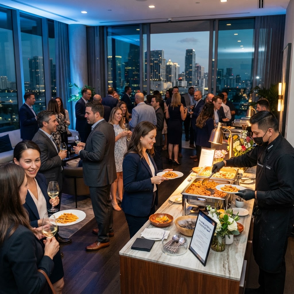 Corporate Events catering by Le Pasta Miami