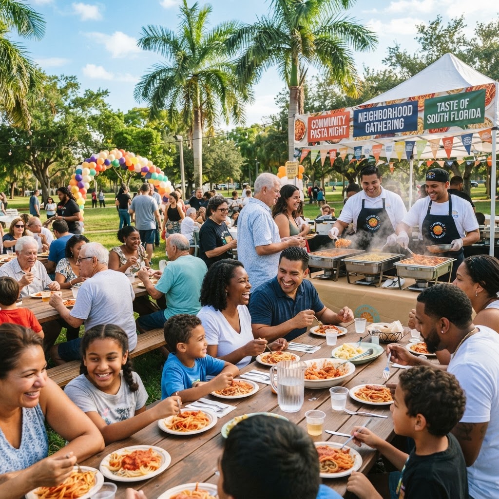 Community Events catering by Le Pasta Miami
