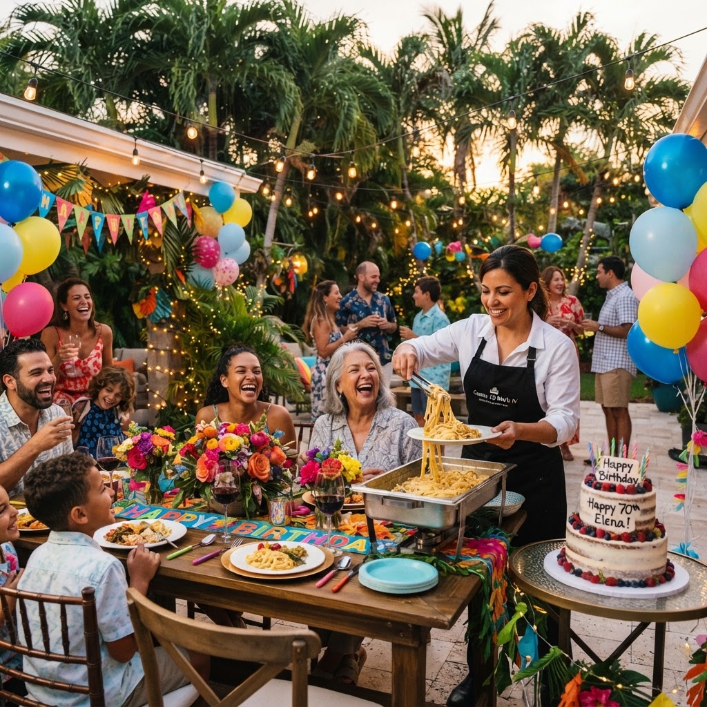 Birthday Parties catering by Le Pasta Miami