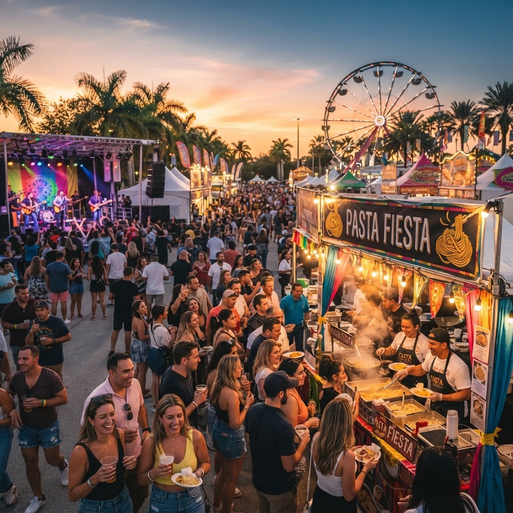 Festivals catering by Le Pasta Miami