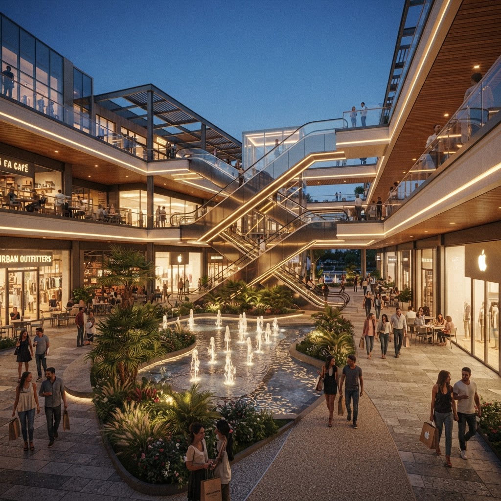 PLAZAS Y CENTROS COMERCIALES