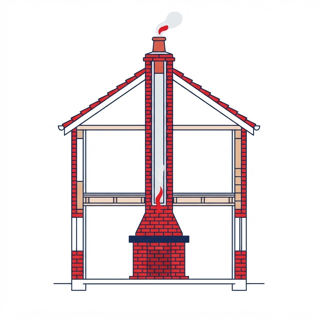 Brick chimney (Class 1)