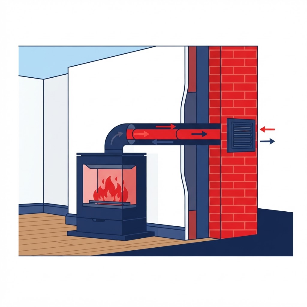 No chimney (balanced flue)