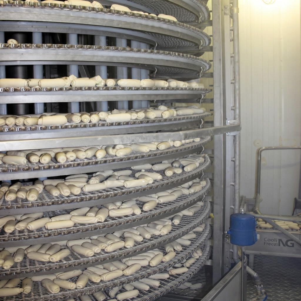 Túnel de ultracongelamento de aço inoxidável na fábrica Santa Maria
