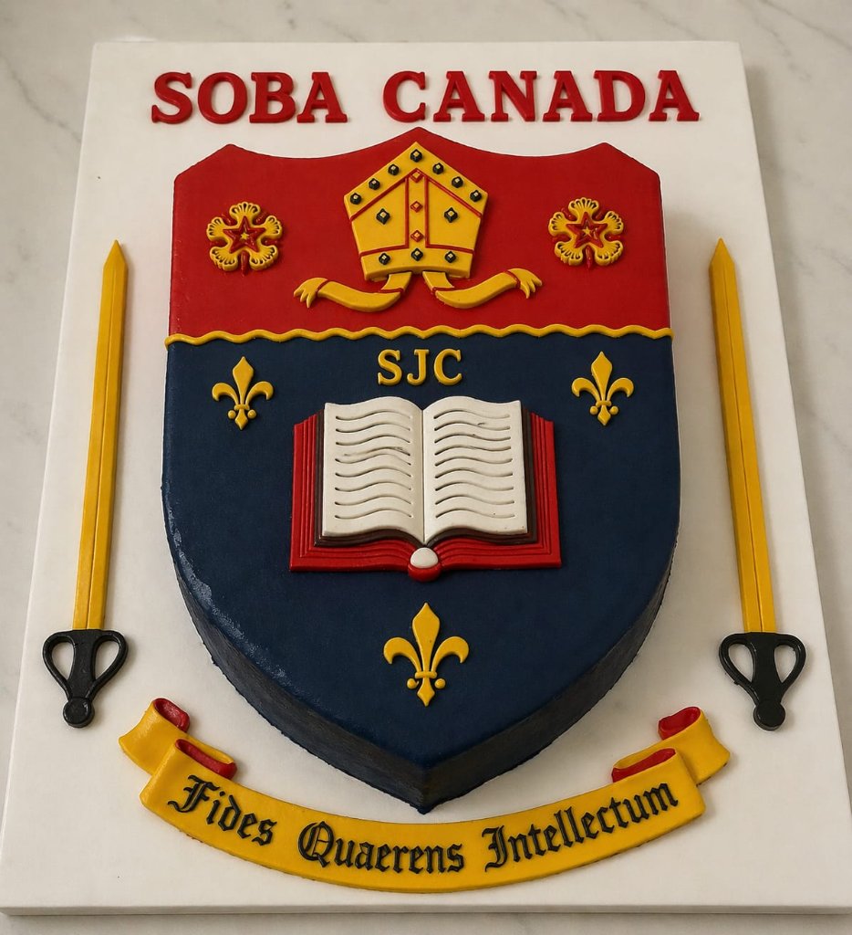 SOBA Canada Crest Cake