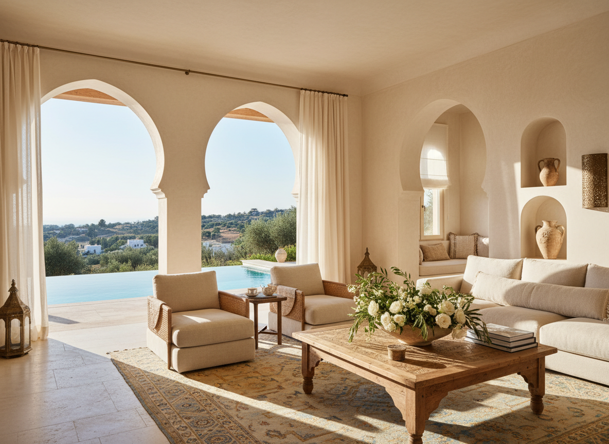 Luxury villa interior