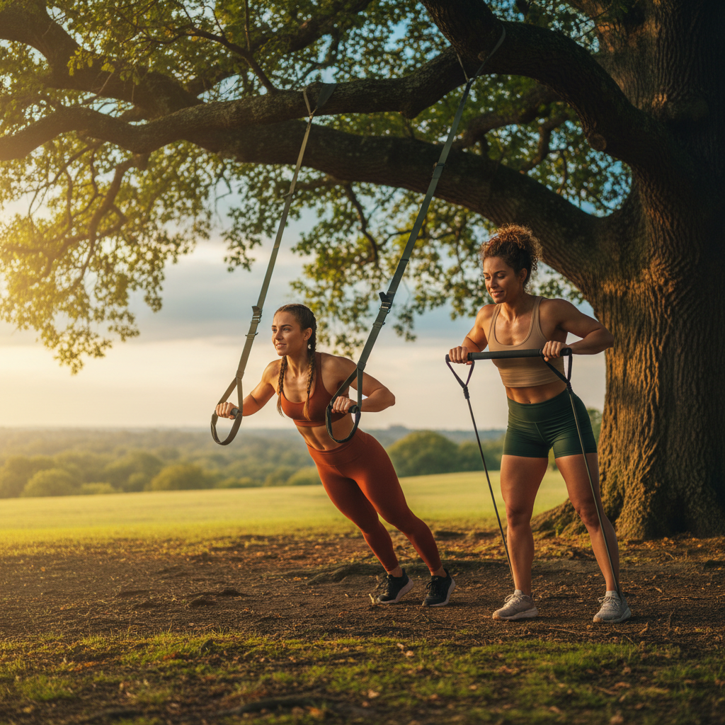 Mom Strong outdoor class at Blanche Reynolds Park