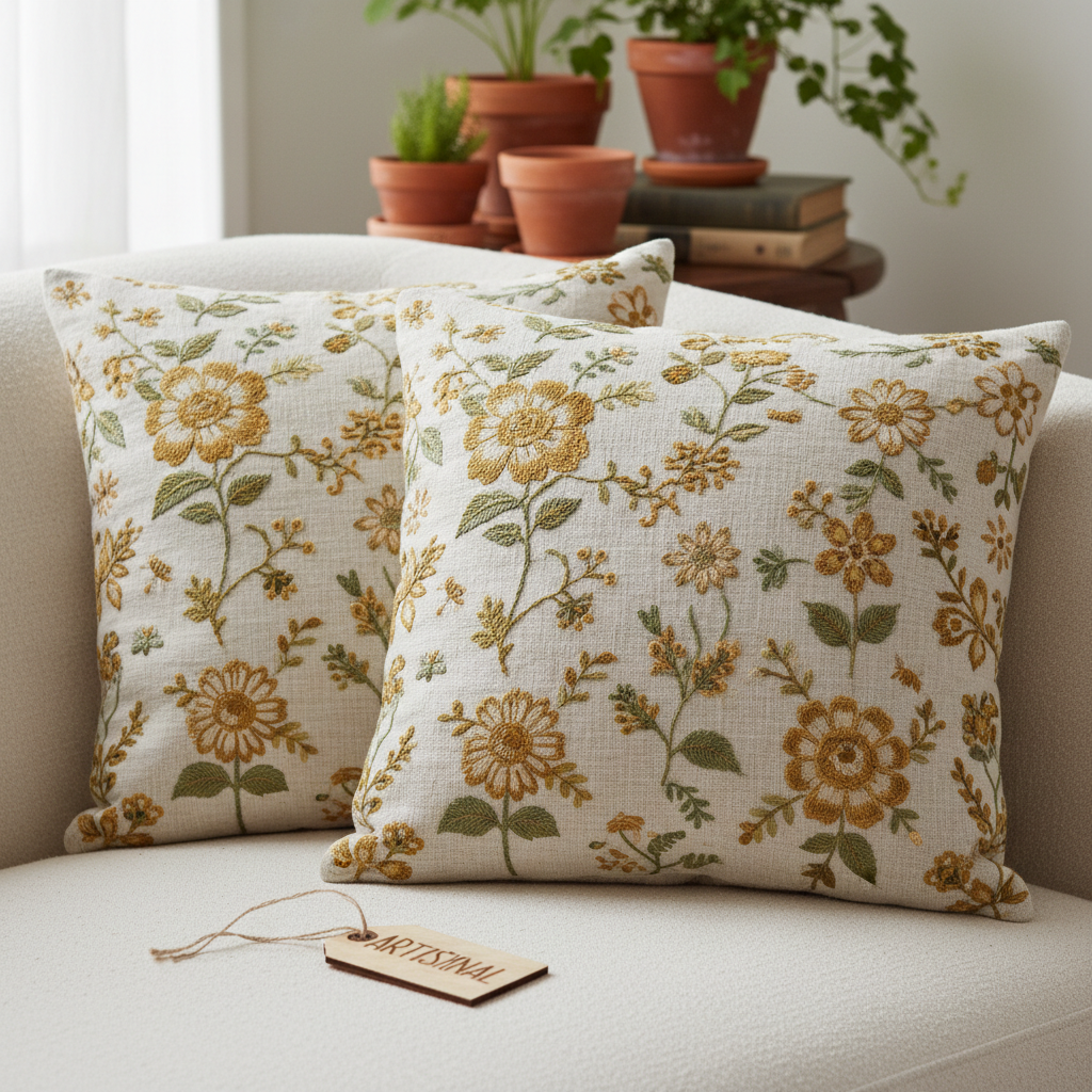 Garden Bloom Pillow Covers (Set of 2)