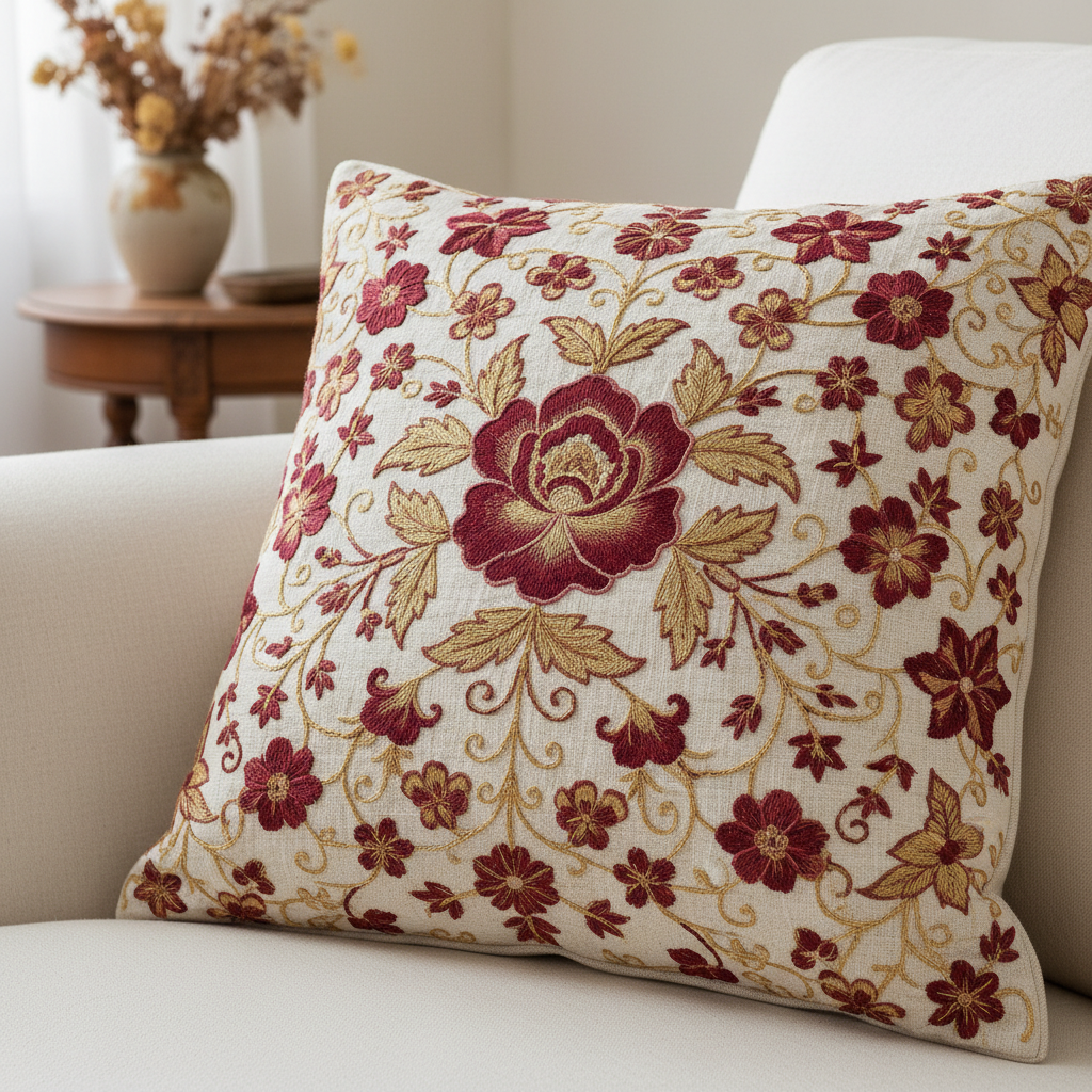 Geometric Patchwork Pillow Set