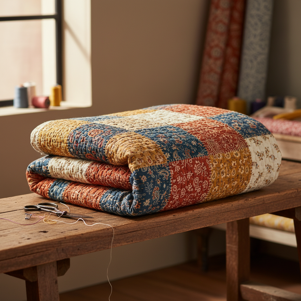 Baby Rainbow Cot Quilt