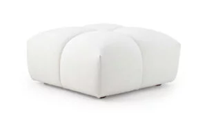 Fluffy, Pouf — Blanc Ivoire