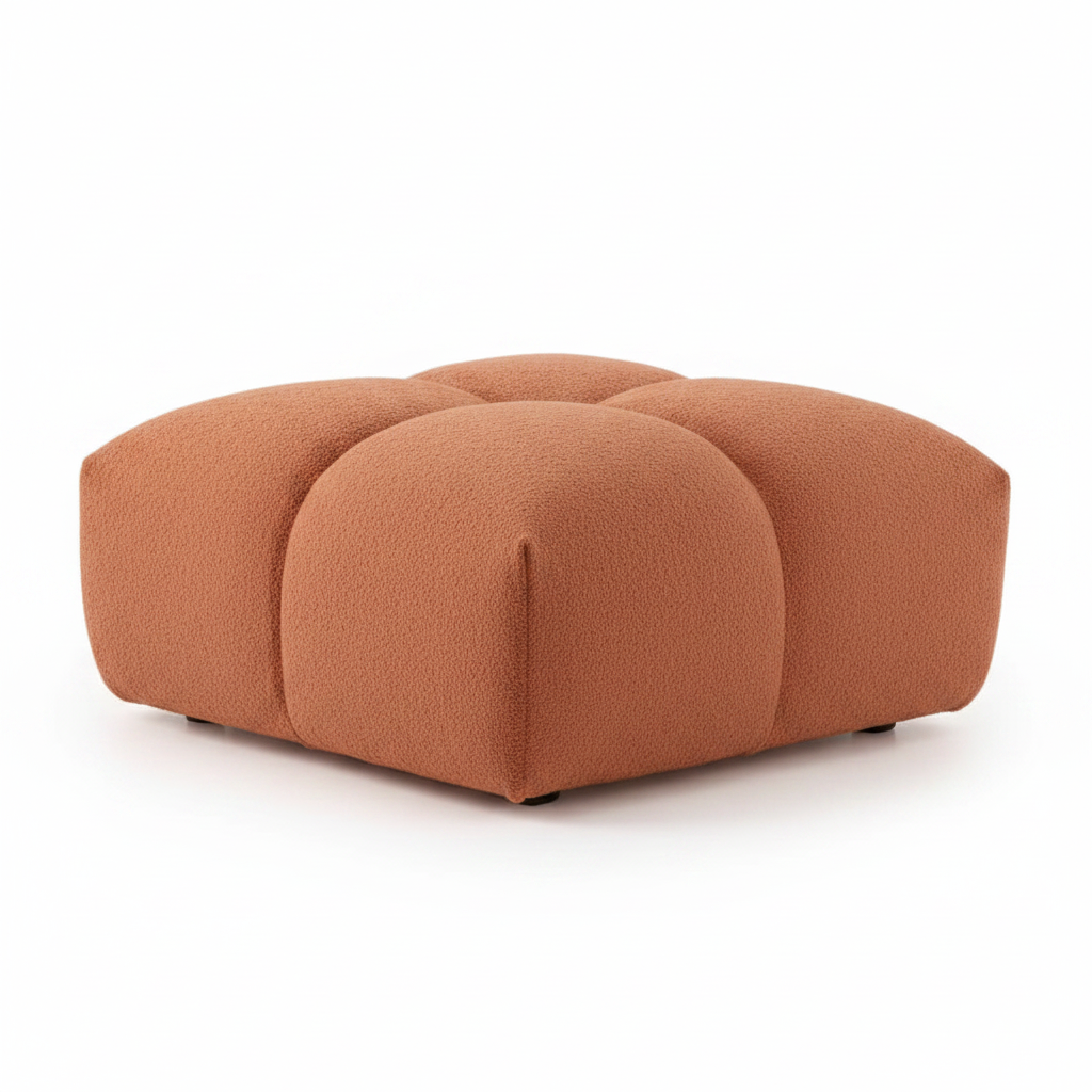Fluffy, Pouf — Terracotta