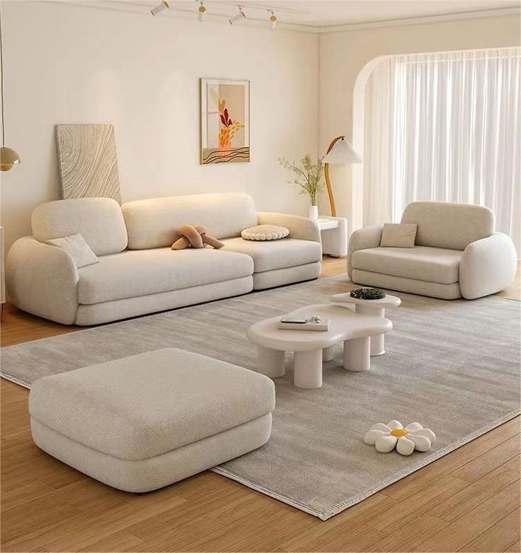 Salon Modulable Scandinave Lin