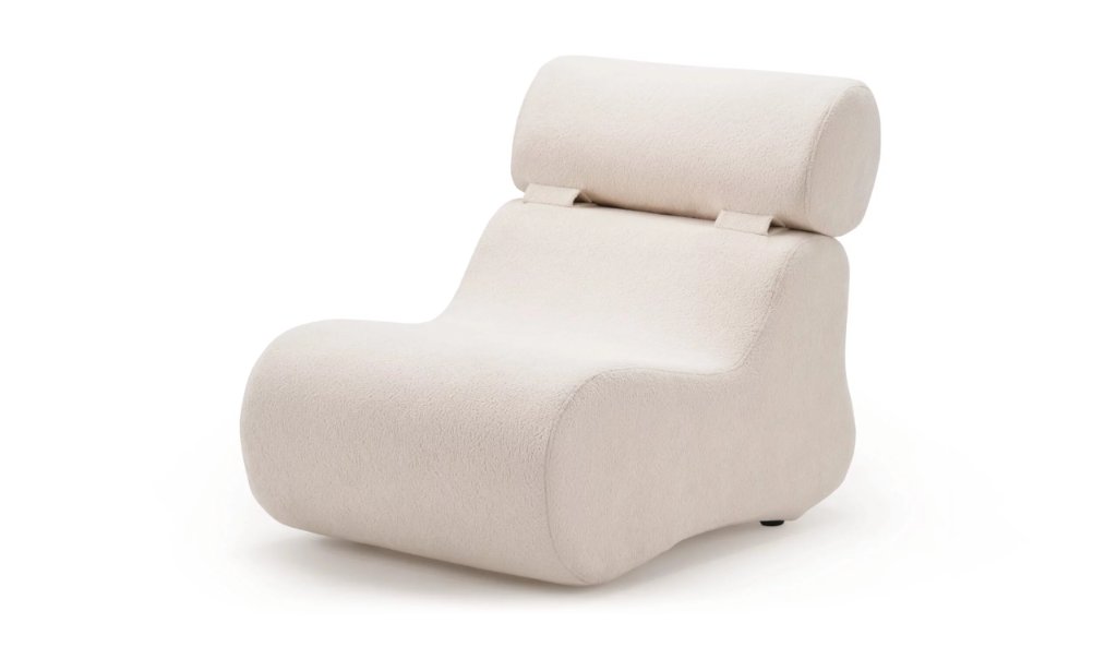 Sandro, Fauteuil — Blanc Ivoire