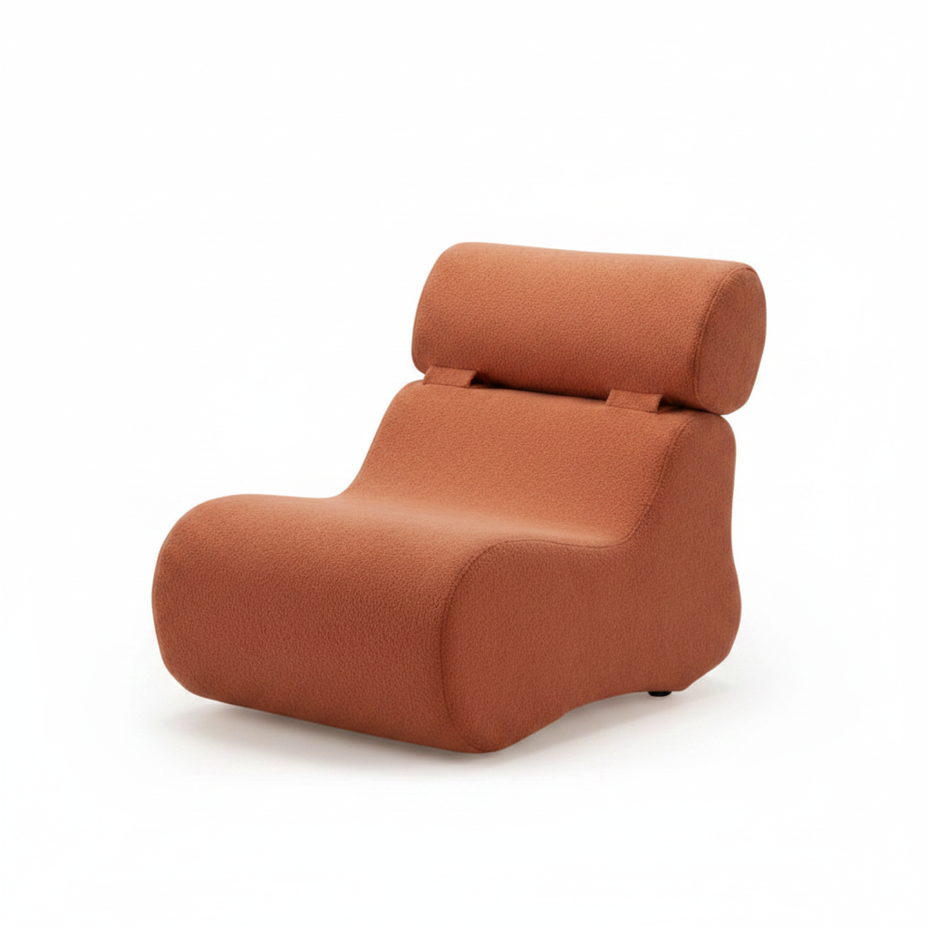 Sandro, Fauteuil — Terracotta