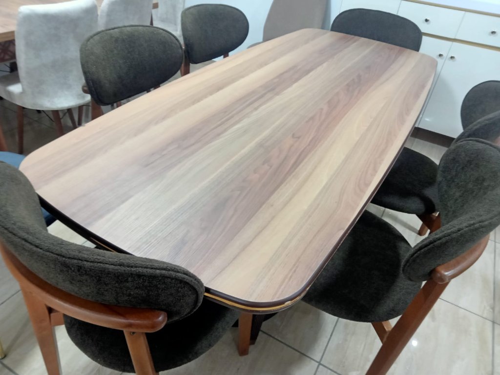 Table à manger Bois & Gris