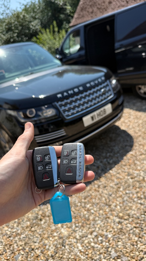 Range Rover Vogue spare proximity fobs supplied by KEYLOGIK in Chippenham, Wiltshire
