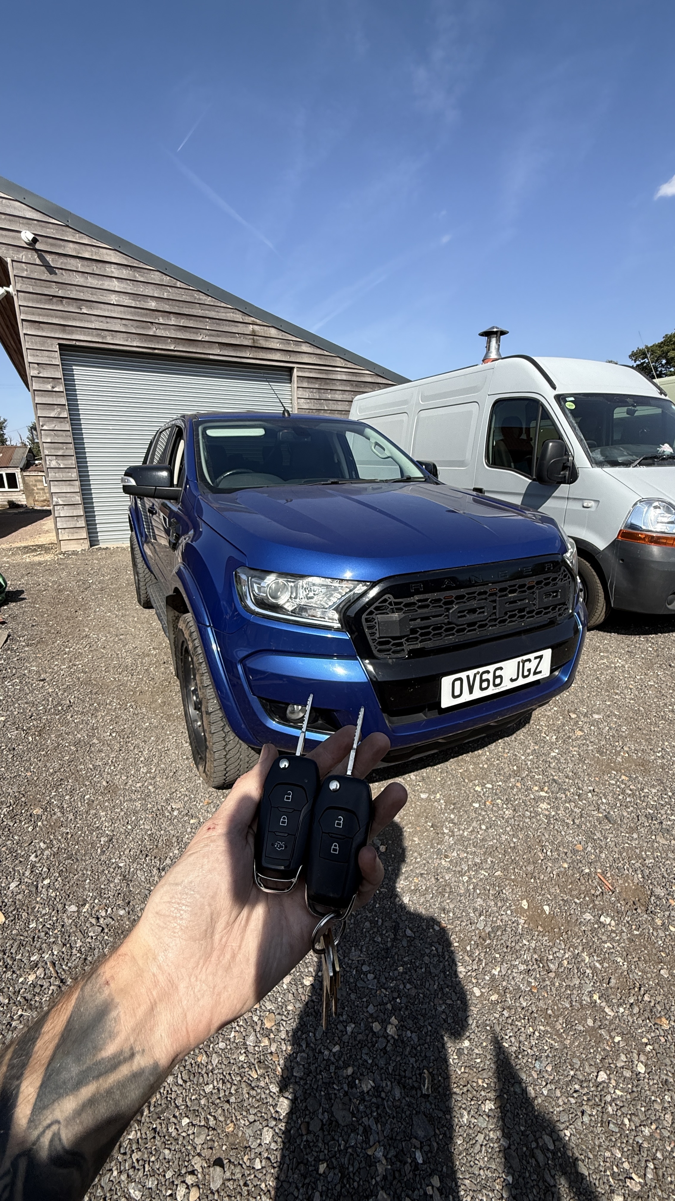 Ford Ranger spare key programmed by KeyLogik mobile auto locksmith