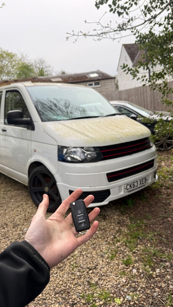 Volkswagen Transporter all keys lost replacement completed by KeyLogik mobile auto locksmith in High Wycombe