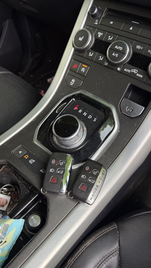 Range Rover Evoque spare key programmed by KeyLogik mobile auto locksmith in Maidenhead