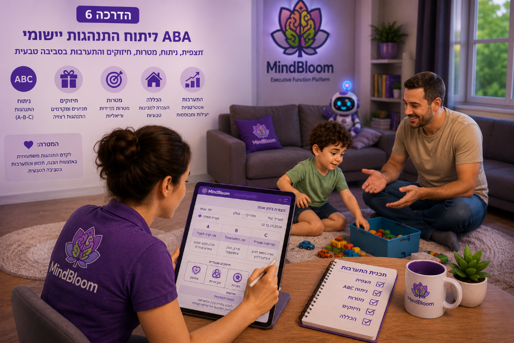 Behavior Tracker Pro — ניתוח ומדידת התנהגות
