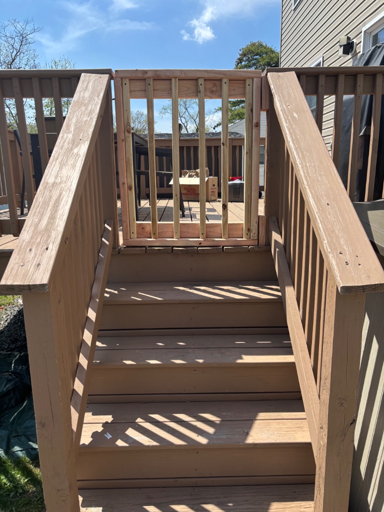 Deck Gate Installed