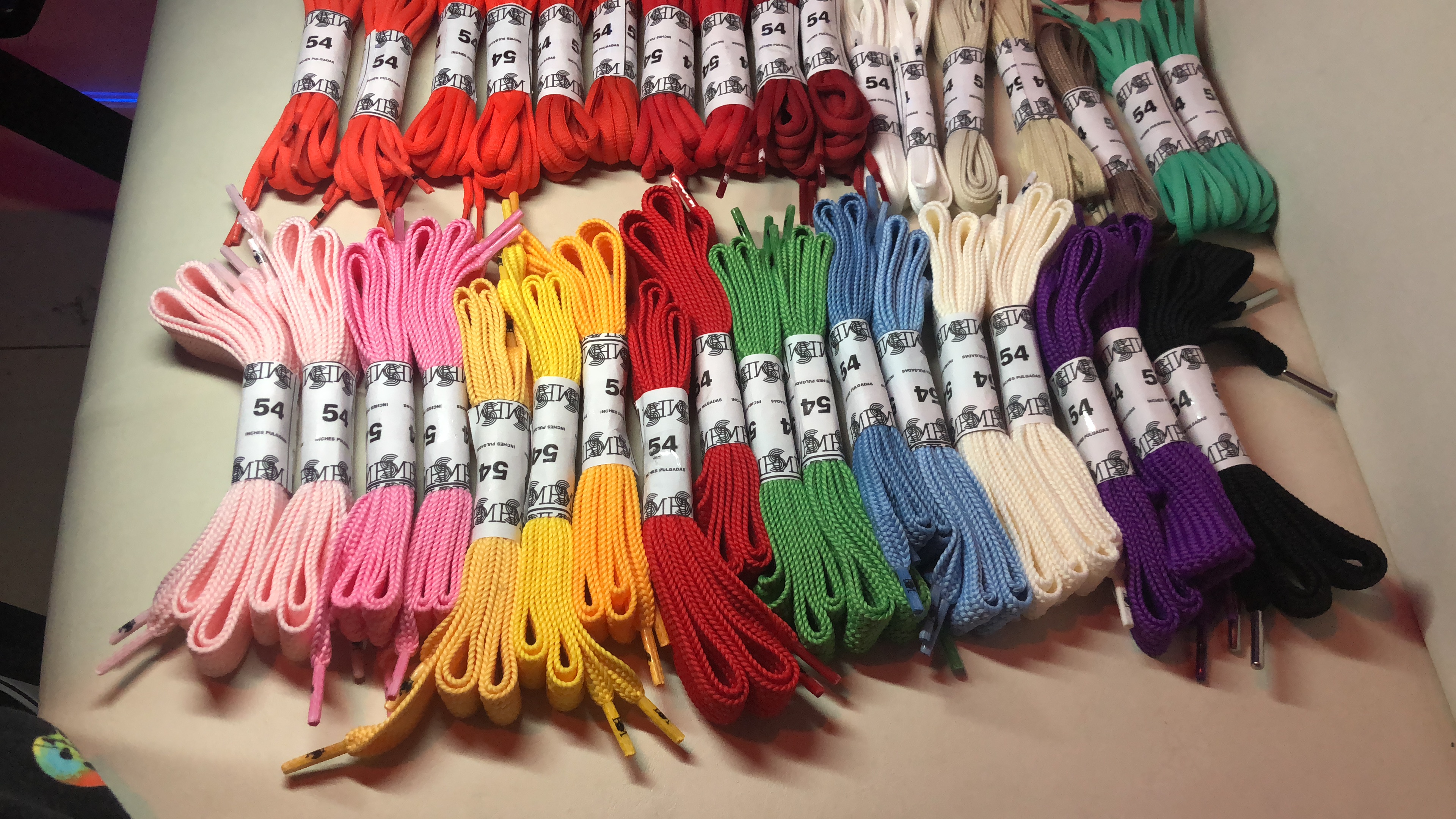 RSM Laces Rainbow Flat Spread