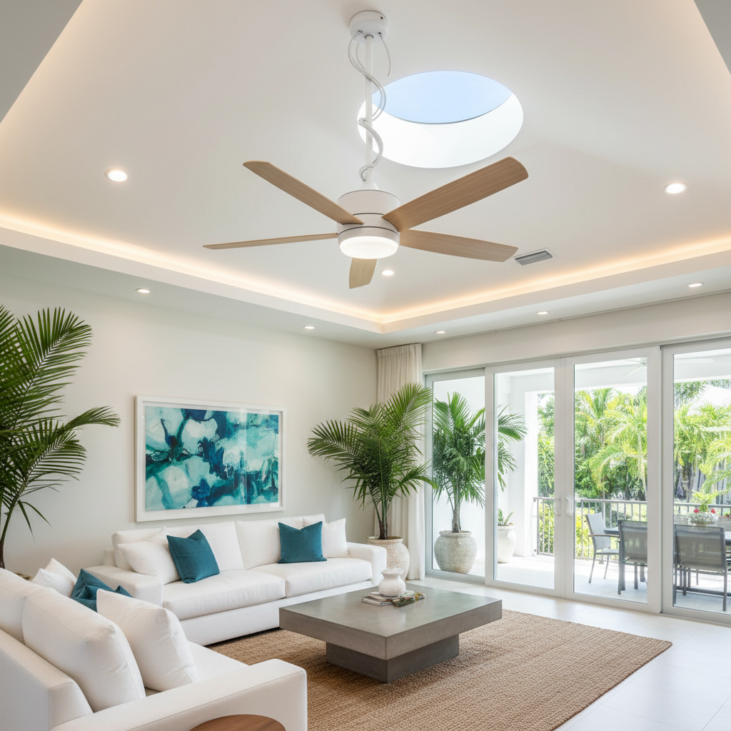 Ceiling fan installation