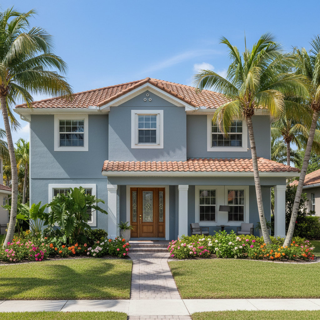 Beautiful exterior transformation