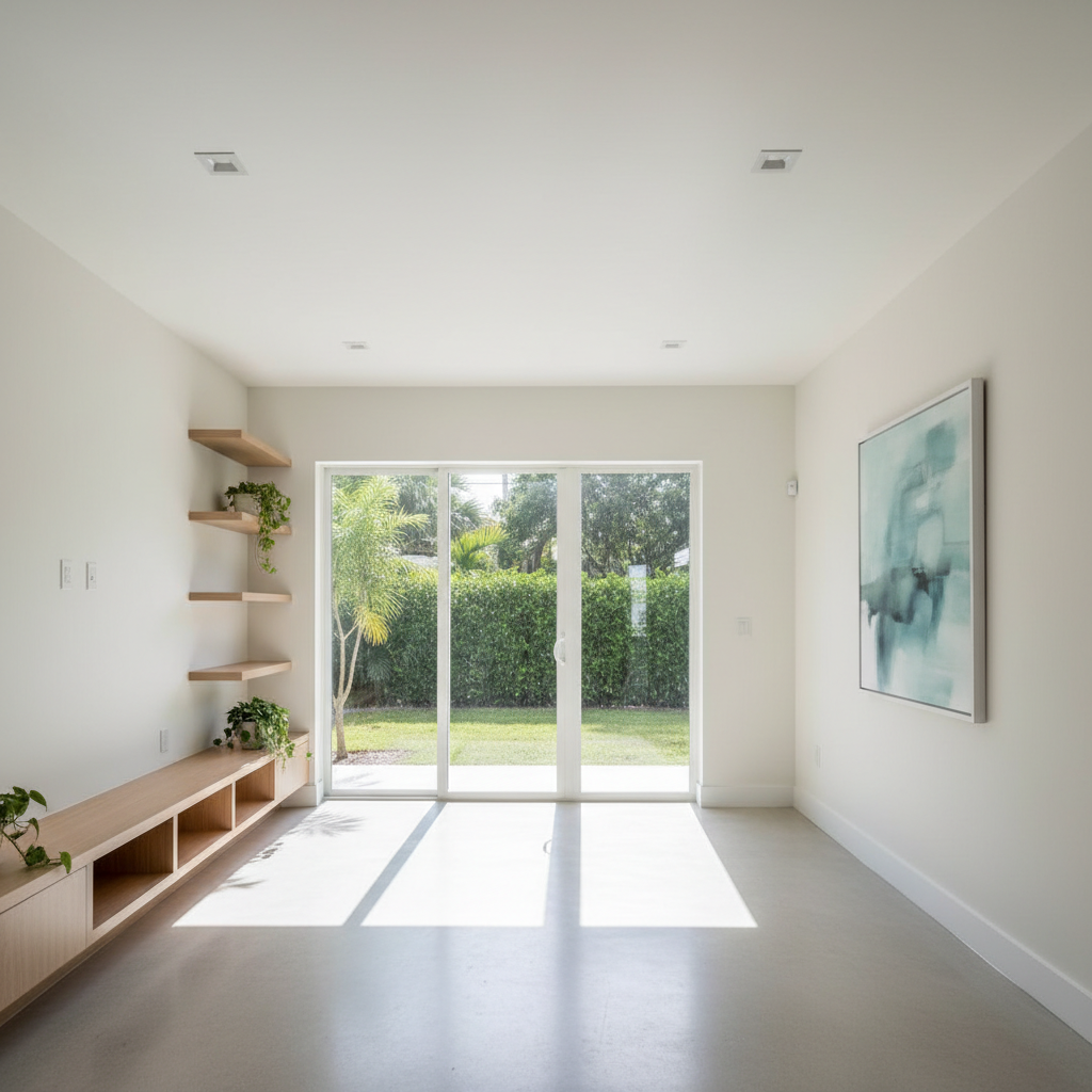 Flawless interior paint work