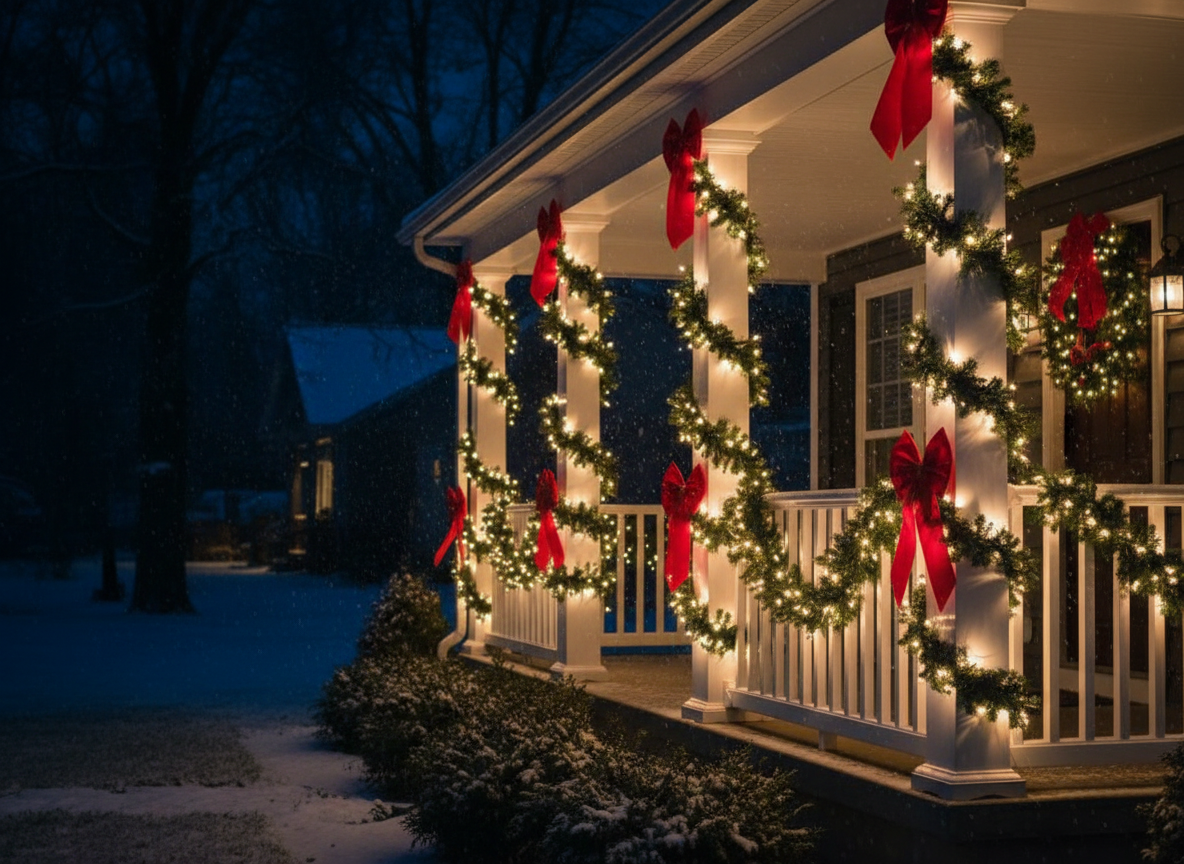 Prelit Garland