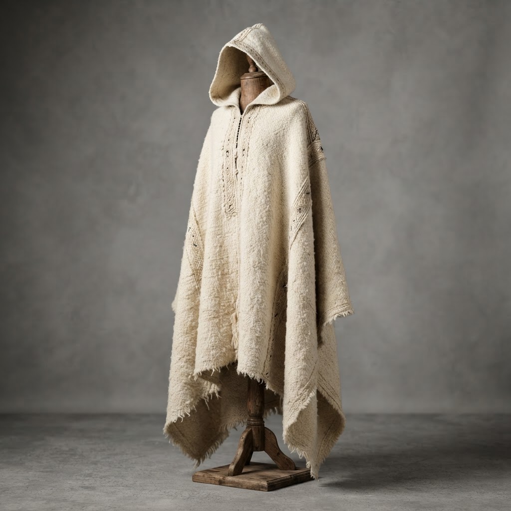 Traditional Pure Wool Burnous