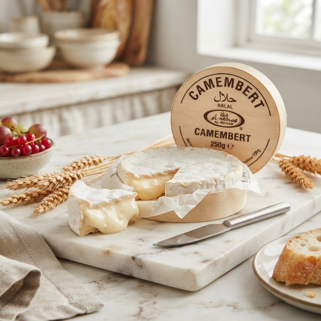 Halal Camembert-Style Cheese 250g