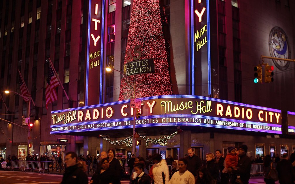 Giant Red Ornament at Sixth Avenue 5