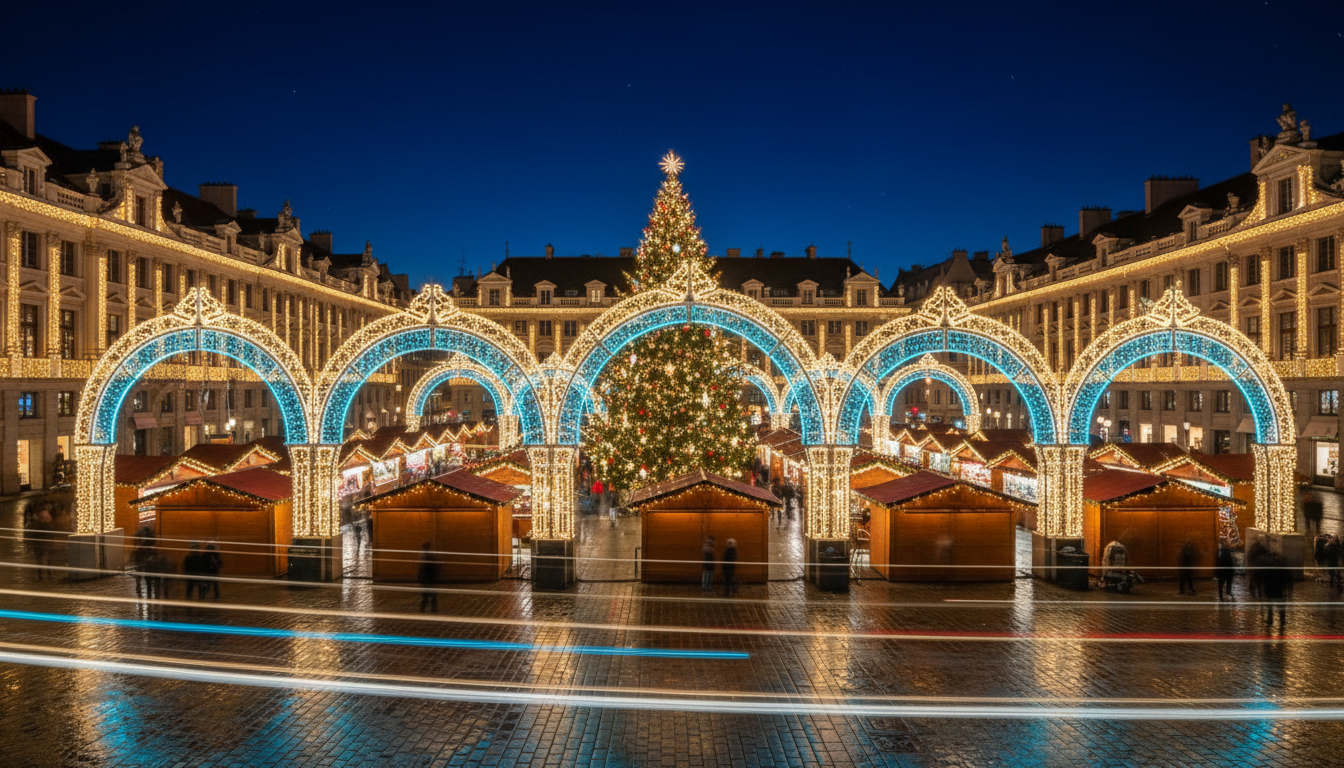 Holiday lights display