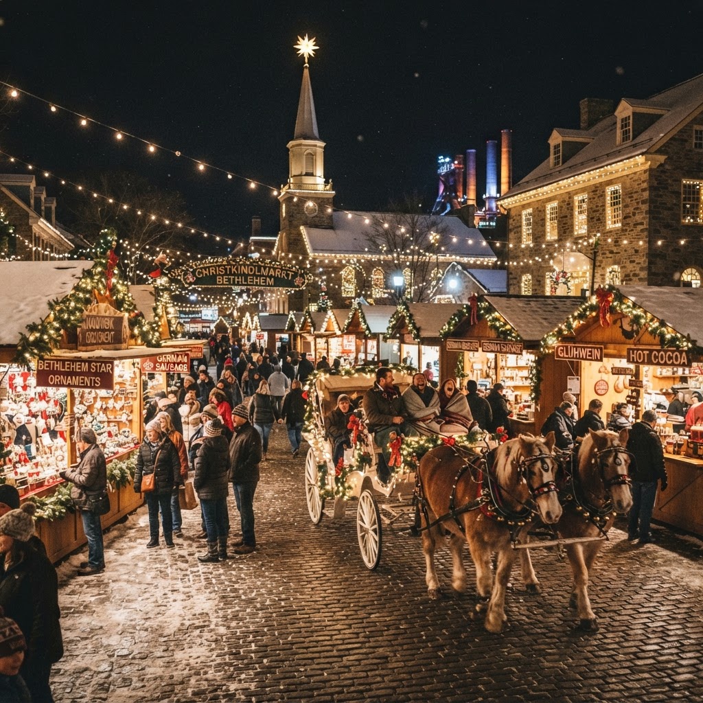 Bethlehem Christmas City Village & Christkindlmarkt