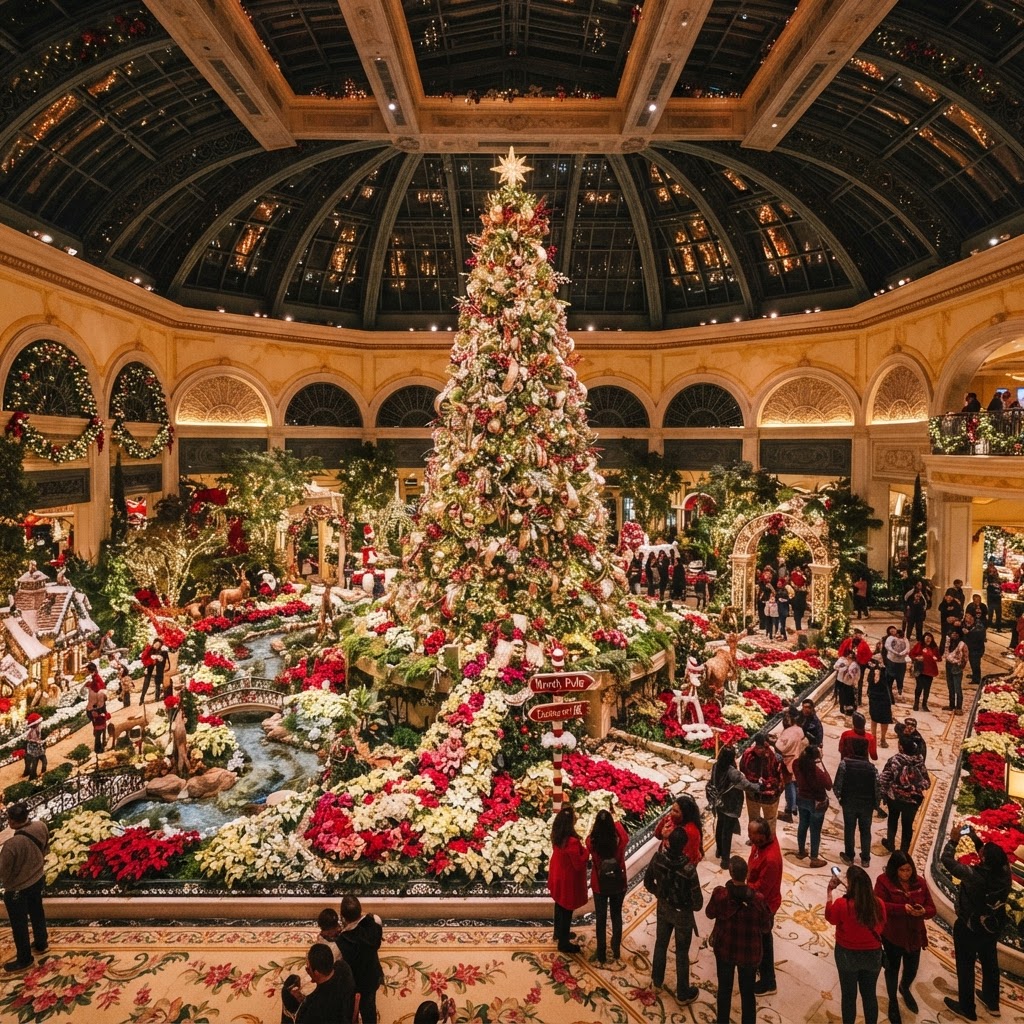 Bellagio Conservatory Holiday Display