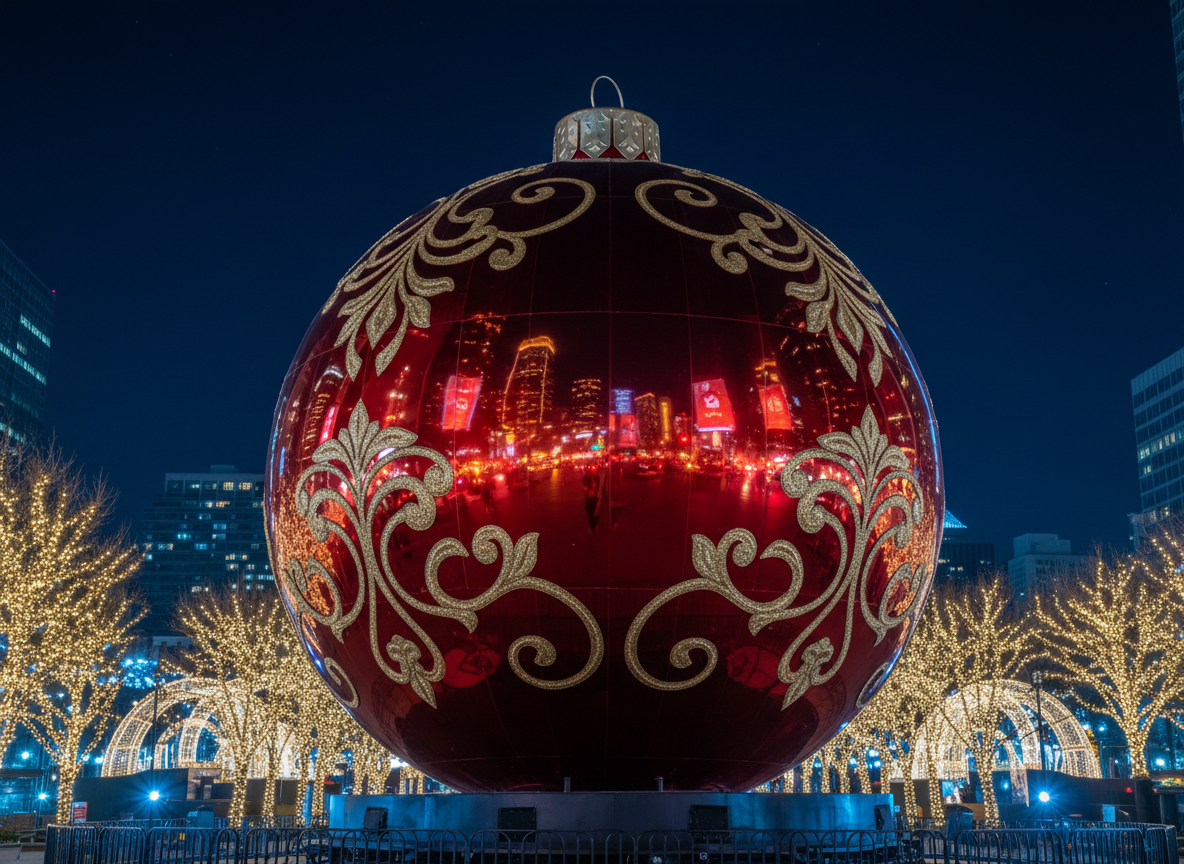 Giant Christmas Ornaments: Where to Find Them
